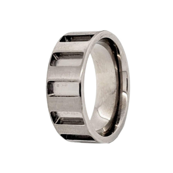 Ring Blank - Titanium - Bearing 8mm - Opal & Findings