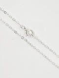 925 sterling silver 1.3mm Flat Cable Chain 18 inch on card - Opal & Findings