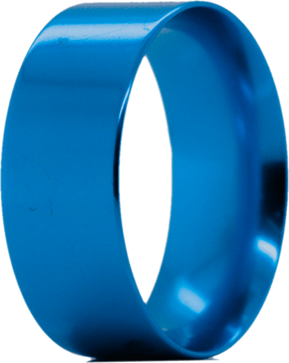 Anodized Blue Aluminum Ring Core Insert - 8mm *Discontinued Stock*