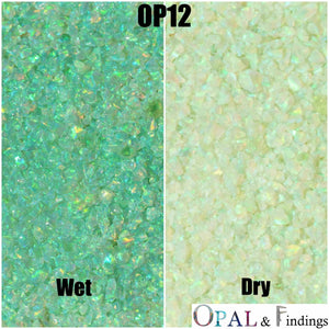 Crushed Opal - OP12 Lime Green - Opal And Findings
