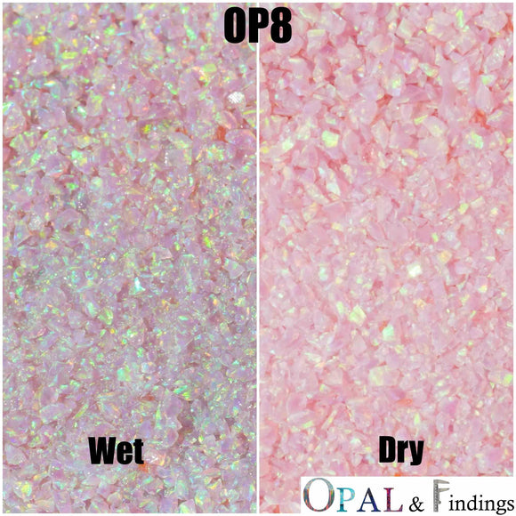 Crushed Opal - OP08 Angel Skin - Opal And Findings