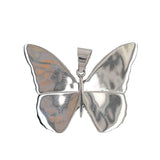 Silver Silver Butterfly Pendant Inlay Blank - Opal & Findings