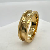 6mm Gold-Plated .960 Silver Ring Core Blank Channel Inlay