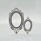 Victorian Pendant Bezel Setting .960 Argentium Silver