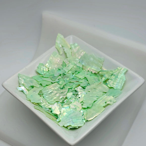 Green Mother of Pearl Crushed Abalone Shell 10g