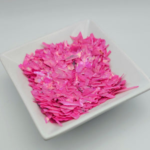 PINK BUBBLEGUM MOTHER OF PEARL CRUSHED ABALONE SHELL 10G