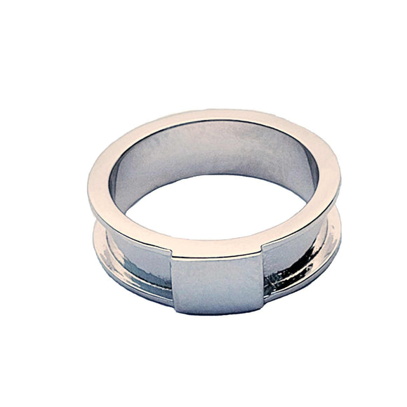 Bridge Ring Blank .960 Silver