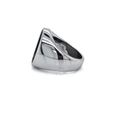 Tungsten Signet Oval Ring Blank 18mm x 13mm Blank Core