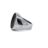 Tungsten Signet Oval Ring Blank 18mm x 13mm Blank Core
