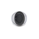 Tungsten Signet Oval Ring Blank 18mm x 13mm Blank Core