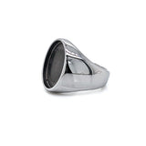 Tungsten Signet Oval Ring Blank 18mm x 13mm Blank Core
