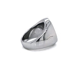 Tungsten Signet Oval Ring Blank 18mm x 13mm Blank Core