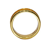 8MM Solid Nordic Gold Ring Core Blank Channel Inlay