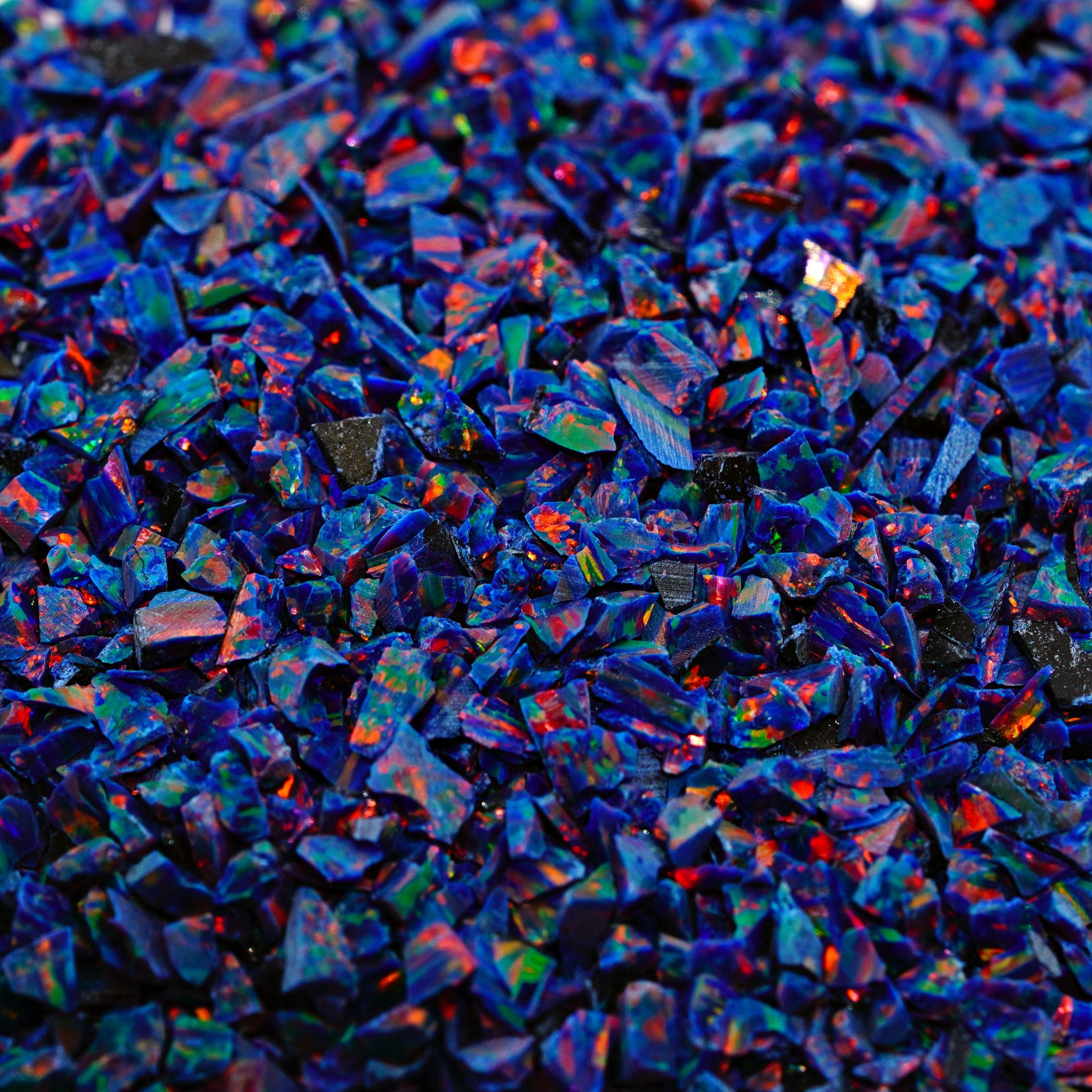 Crushed Opal for Inlay - OP93 Indigo Aurora – Opal & Findings