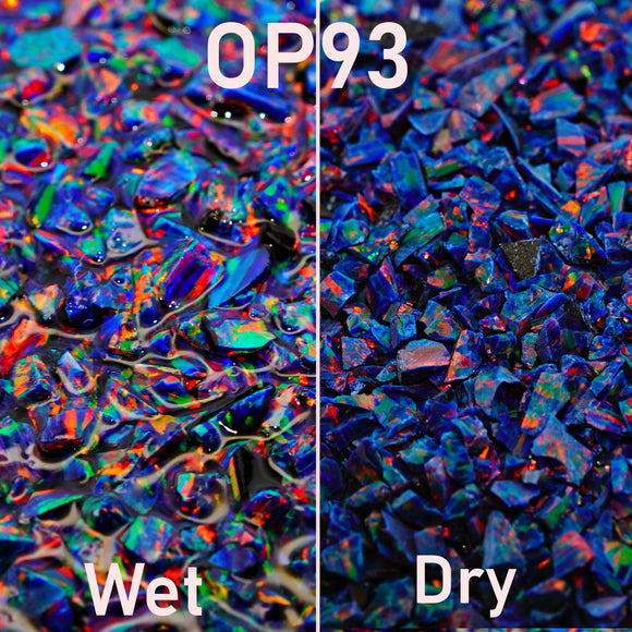 Crushed Opal for Inlay - OP93 Indigo Aurora
