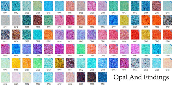 Opal and Findings is your premium supplier of inlay materials for jewelry and ring making supplies. We also also the only company to supply 100% of all the colors in the USA at wholesale pricing. 