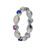 Argentium Silver Prong & Channel Ring Blank