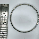 Stainless Steel Jewelry Bangle Blank For Inlay measurements