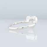 .925 Sterling Silver Ring Core Blank Heart Base