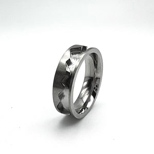 6mm Rocky Mountain Ring  Stainless Steel Ring Core Blank for Inlay