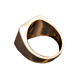 .960 Argentium Silver Square Shape Signet Ring Core Blank