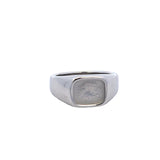 Signet Ring Blank 10mm x 8mm Stainless Steel front view