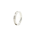 Sterling Silver 3.2mm ring blank W/ 2mm channel