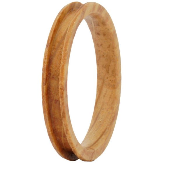 Wood Ring Core Blank 4mm Whiskey Barrel for inlay - Opal & Findings