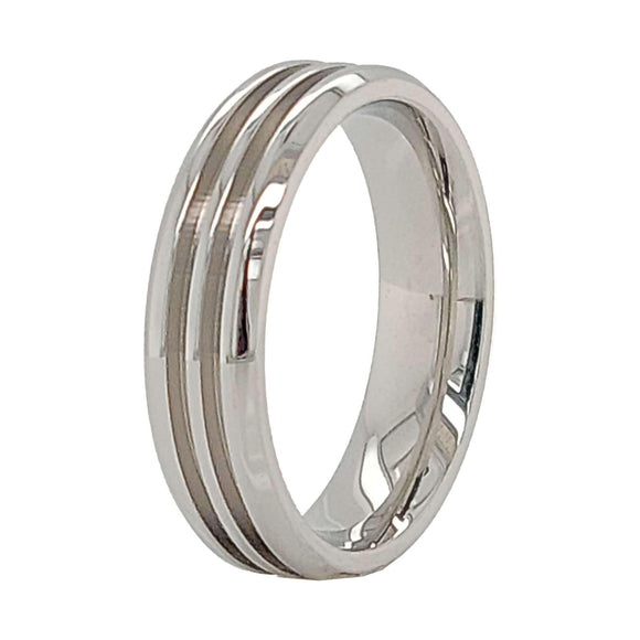 Wholesale SUNNYCLUE 1 Box 5Pcs 20mm Stainless Steel Grooved Finger Ring  Settings Ring Core Blank for Inlay Jewellery Making Wide Grooved Finger Ring  Comfort Round Inlay Rings Man Women Adult DIY Craft