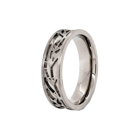 6mm Ivy Titanium Ring Blank – Opal Findings