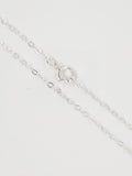 925 sterling silver 1.3mm Flat Cable Chain 18 inch on card - Opal & Findings