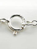 925 sterling silver 1.3mm Flat Cable Chain 18 inch on card - Opal & Findings
