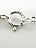 925 sterling silver 1.3mm Flat Cable Chain 18 inch on card - Opal & Findings