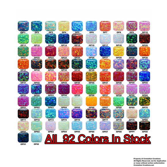Color Chart All Opal Colors Black Opal Stone Value