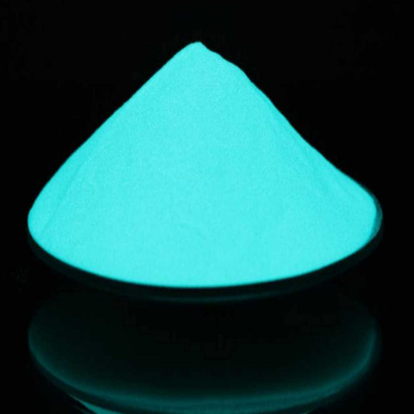 Blue Green Glow Powder Pigment