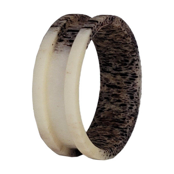 Antler Ring Core Blank For Inlay - 8mm