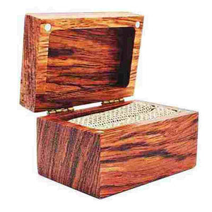 Small Brazilian Rosewood Ring Display Jewelry Box - Opal & Findings