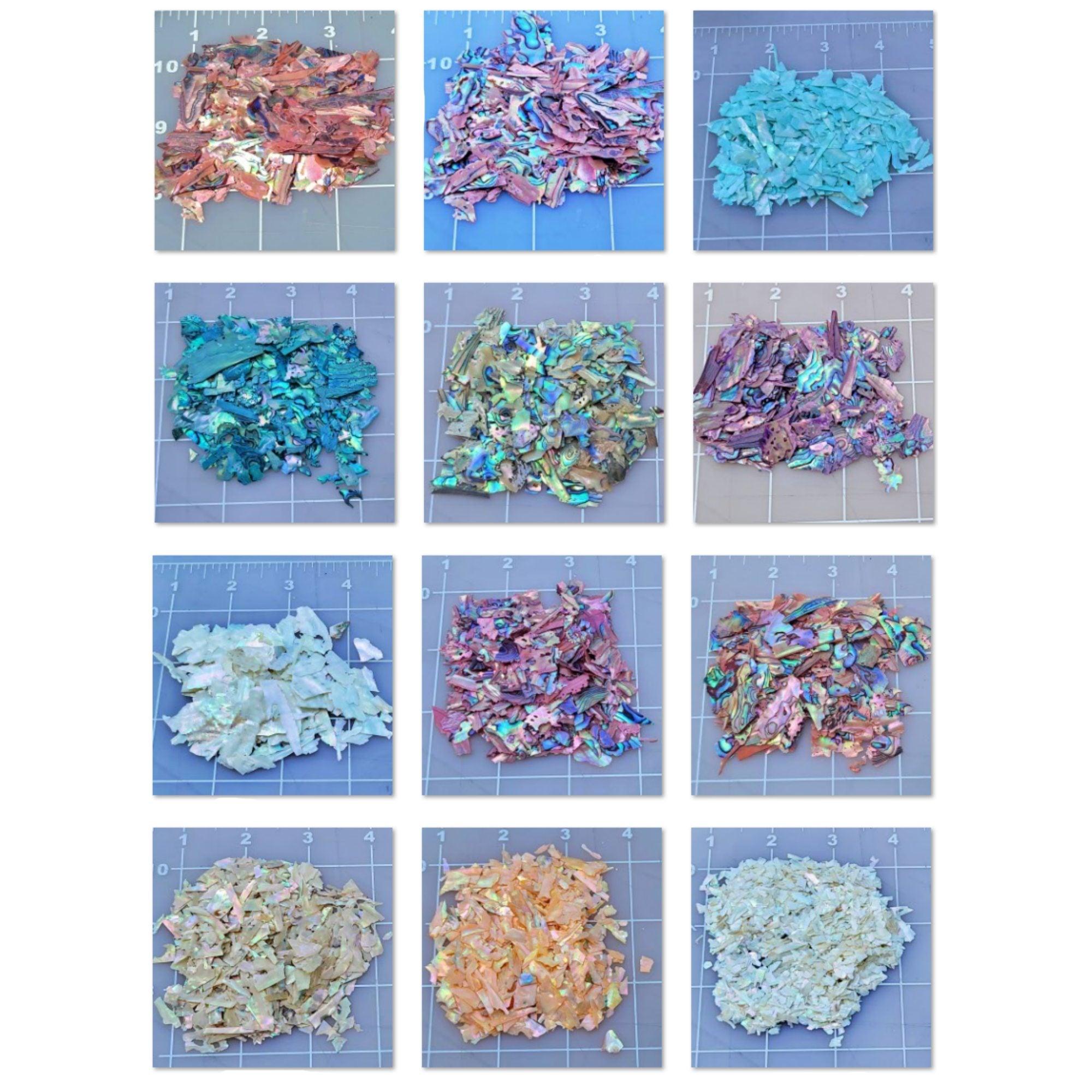 Peach Mother of Pearl Crushed Abalone 10g