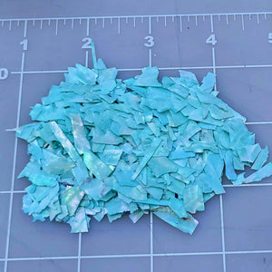 Aqua Mother of Pearl Crushed Abalone Shell 10g