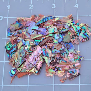 Fire Mother of Pearl Crushed Abalone Shell 10g
