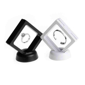 Floating Jewelry Display Stand - Opal & Findings