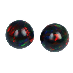 Lampworking Glassblowing Black Opal With Red Fire 707