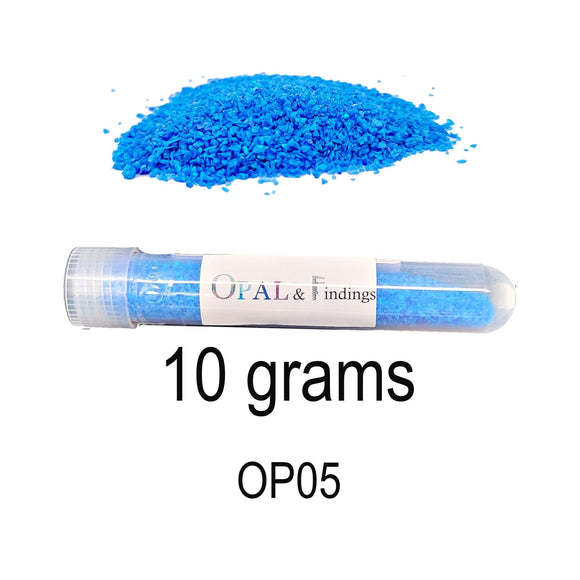Bulk Crushed Blue Opal 10 Grams OP05