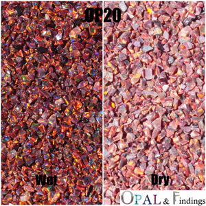 Crushed Opal - OP20 Multi-Cherry - Opal And Findings