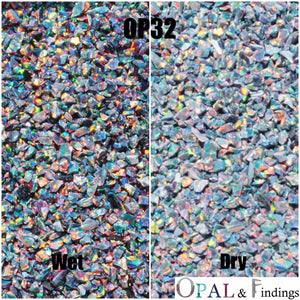 Crushed Opal - OP32 Black Opal 2 - Opal And Findings