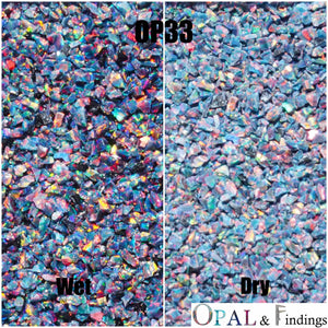 Crushed Opal - OP33 Black Opal 3 - Opal And Findings