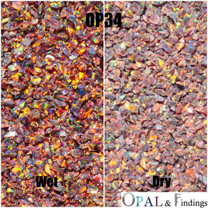 Crushed Opal - OP34 Black Opal 4 - Opal And Findings