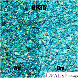 Crushed Opal - OP35 Black Opal 5 - Opal And Findings