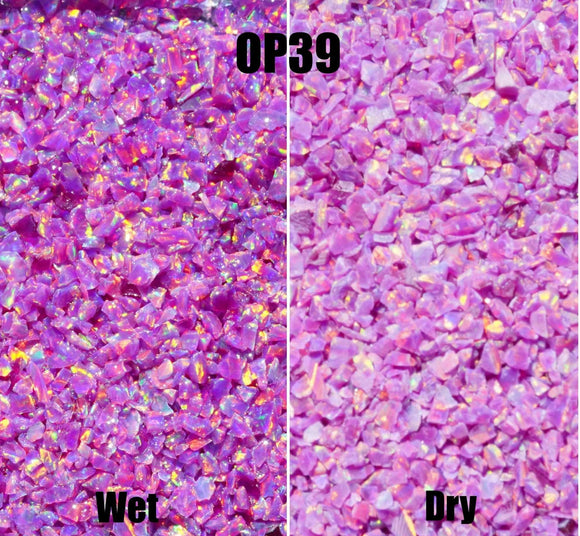 Crushed Opal - OP39 Royal Lavender - Opal And Findings