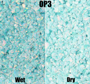Crushed Opal - OP03 Moon Yellow - Opal And Findings
